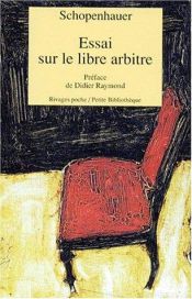 book cover of Essai sur le libre arbitre by Arthur Schopenhauer