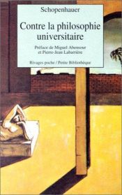 book cover of Sulla filosofia da università by อาเทอร์ โชเพนเฮาเออร์
