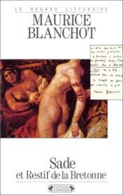 book cover of Sade et Restif de la Bretonne by Maurice Blanchot