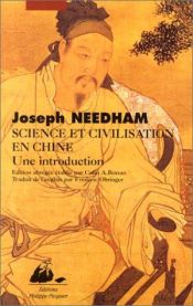 book cover of Science et Civilisation en Chine. Une introduction by Joseph Needham