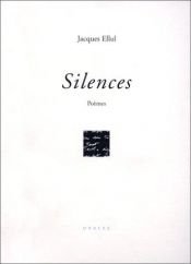 book cover of Silences : poèmes by 자크 엘륄