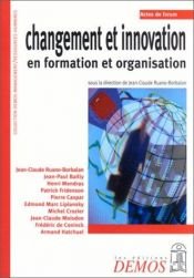 book cover of Changement et innovation en formation et organisation by Collectif