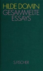 book cover of Gesammelte Essays: Heimat in der Sprache by Hilde Domin