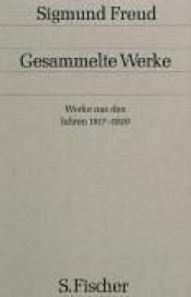 book cover of Gesammelte Werke, Bd.12, Werke aus den Jahren 1917-1920 by Зигмунд Фройд