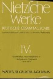 book cover of Menschliches, Allzumenschliches. Zweiter Band. Nachgelassene Fragmente Fra1 by 弗里德里希·尼采