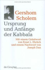 book cover of Ursprung und Anfänge der Kabbala by Gershom Scholem