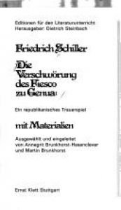 book cover of La congiura del Fiesco a Genova: tragedia repubblicana by Friedrich von Schiller
