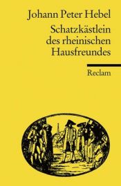 book cover of Schatzkästlein des rheinischen Hausfreundes by Johann Peter Hebel