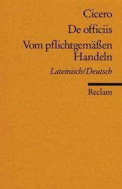 book cover of Vom pflichtgemäßen Handeln by Marcus Tullius Cicero