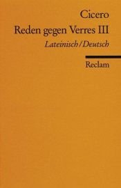 book cover of Reden gegen Verres III by Marcus Tullius Cicero