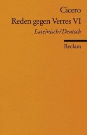 book cover of Reden gegen Verres 6. Zweite Rede gegen C. Verres. Fünftes Buch. by Cicero
