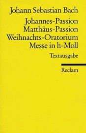 book cover of Johannes-Passion by योहान सेबास्तियन बाख़