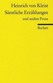 book cover of Samtliche Erzahlungen by ჰაინრიხ ფონ კლაისტი