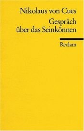 book cover of Gespräch über das Seinkönnen by Nikolaus von Kues