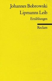 book cover of Lipmanns Leib : Erzählungen by Johannes Bobrowski