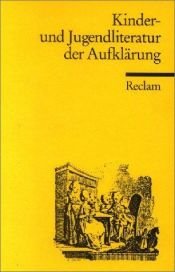 book cover of Kinderliteratur und Jugendliteratur der Aufklärung by Hans-Heino Ewers