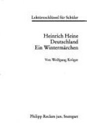 book cover of Heinrich Heine: Deutschland. Ein Wintermärchen. Lektüreschlüssel by هاینریش هاینه