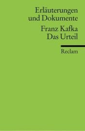 book cover of Das Urteil. Erläuterungen und Dokumente by フランツ・カフカ