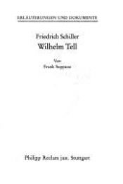 book cover of Friedrich Schiller 'Wilhelm Tell' by Friedrich von Schiller