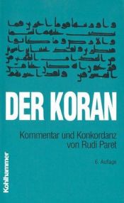 book cover of Der Koran. Kommentar u. Konkordanz. by Rudi Paret