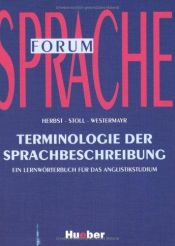 book cover of Terminologie der Sprachbeschreibung. Ein Lernwörterbuch für das Anglistikstudium by Thomas Herbst