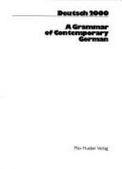 book cover of Grammar of Contemporary German by Renate Luscher