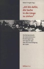 book cover of Ich bin dafür, die Sache in die Länge zu ziehen by Robert Knight