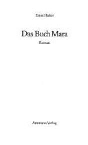 book cover of Das Buch Mara by Ernst Halter