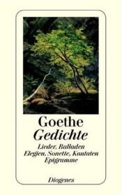 book cover of Goethe, Johann Wolfgang: Gedichte by -