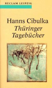 book cover of Thüringer Tagebücher by Hanns Cibulka