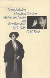 book cover of Mutter und Sohn im Briefwechsel 1917-1946 by Betty Scholem