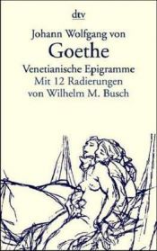 book cover of Venezianische Epigramme by Johann Wolfgang Goethe
