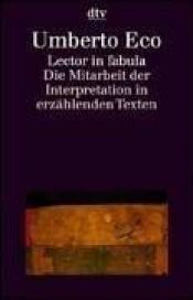 book cover of Lector in fabula: Die Mitarbeit der Interpretation in erzählenden Texten by Umberto Eco