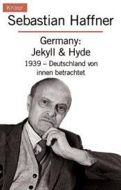 book cover of Duitsland 1939 : Jekyll & Hyde by Sebastian Haffner