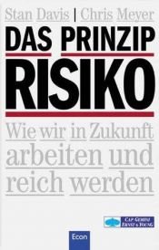 book cover of Das Prinzip Risiko. Wie wir in Zukunft arbeiten und reich werden. by Stanley M. Davis