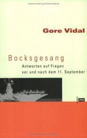 book cover of Bocksgesang. Antworten auf Fragen vor und nach dem 11. September by گور ویدال
