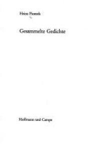 book cover of Gesammelte Gedichte by Heinz. Piontek