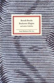 book cover of Buckower Elegien und andere Gedichte by Бертольт Брехт