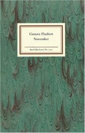 book cover of November by Gustave Flaubert