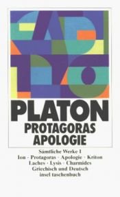 book cover of Ion, Protagoras, Apologie, Kriton, Laches, Lysis, Charmides by אפלטון