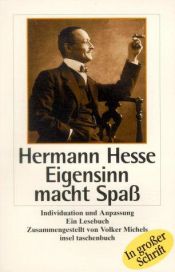 book cover of Eigensinn macht Spaß: Individuation und Anpassung by Hermanis Hese
