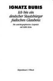 book cover of Ich bin ein deutscher Staatsbürger jüdischen Glaubens by Ignatz Bubis