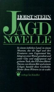 book cover of Jagdnovelle by Horst Stern