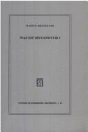 book cover of Che cos'e metafisica by Martin Heidegger