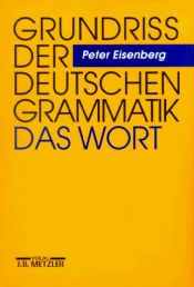 book cover of Grundriss der deutschen Grammatik by Peter Eisenberg