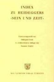 book cover of Index of Heideggers "Sein Und Zeit" by Μάρτιν Χάιντεγκερ