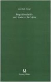 book cover of Begriffsschrift and andere Aufsätze by Gottlob Frege