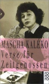 book cover of Verse für Zeitgenossen by Mascha Kaléko