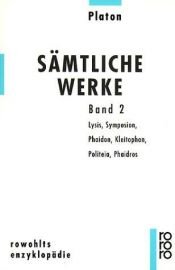 book cover of Platon. Sämtliche Werke Band 2 by Platon