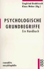 book cover of Psychologische Grundbegriffe by Siegfried Grubitzsch